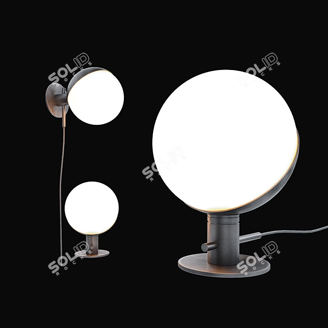 Baluna 360° Small Lamp 3D model image 1
