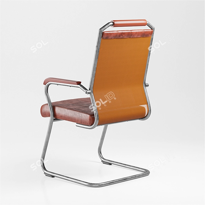 Modern Loft Armchair 3D model image 2