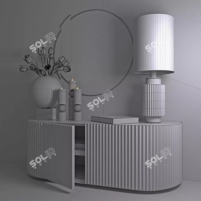 Sleek Lee Broom Furniture Set 3D model image 2