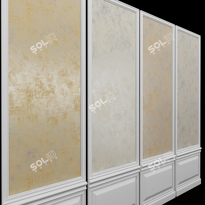 Seabrook Lanai-11: USA-made Acrylic Coated Paper Wallpaper 3D model image 2