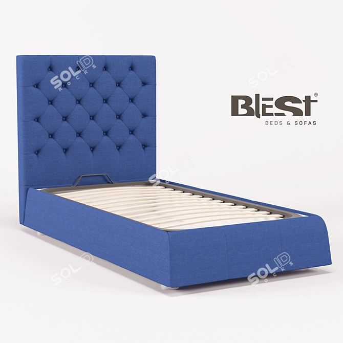 Blest Bed Beatrice L_09 [90x200] 3D model image 1