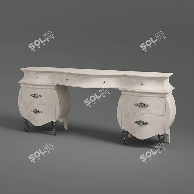 Elegant Bova Vinci Vanity Table 3D model image 2