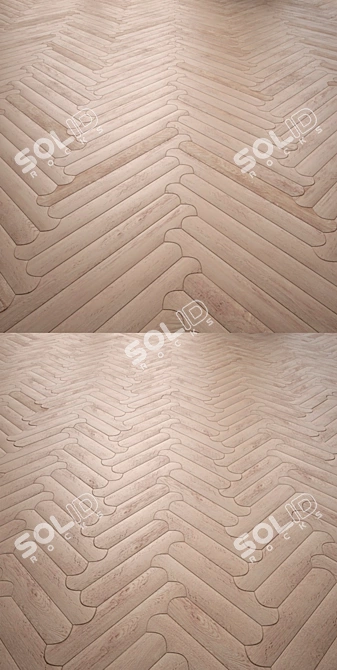 Listone Giordano Biscuit Parquet 3D model image 2