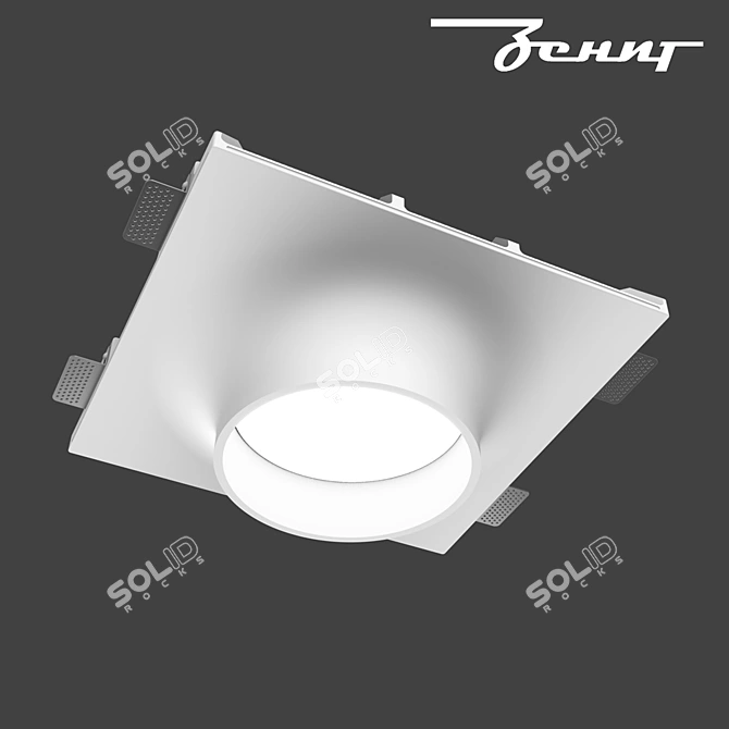 Zenit C85: Recessed LED Lights with 2 Color Temperatures 3D model image 2