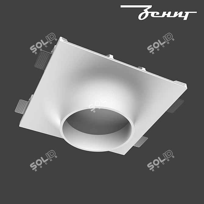 Zenit C85: Recessed LED Lights with 2 Color Temperatures 3D model image 3