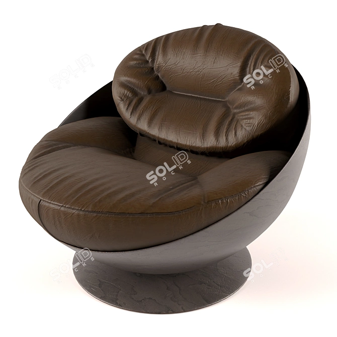 Modern Avenue Road Armchair 3D model image 1