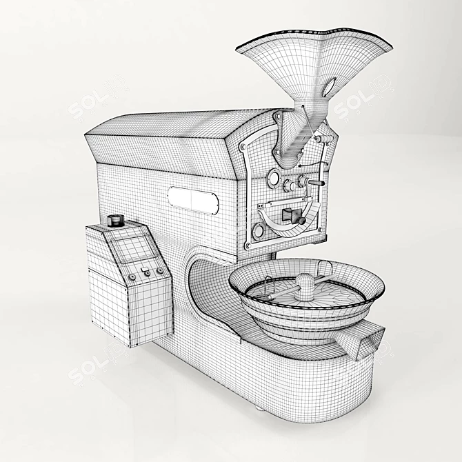 Giesen W1A: Automated Coffee Roaster 3D model image 3