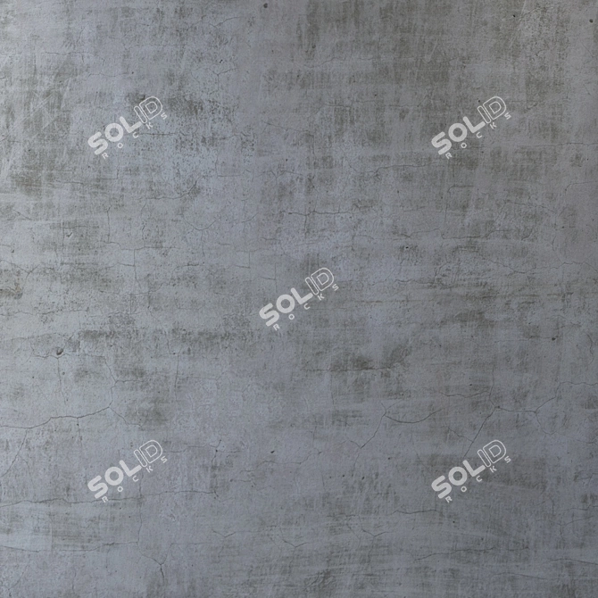 Title: Seamless Wiped Plastered Wall 3D model image 3