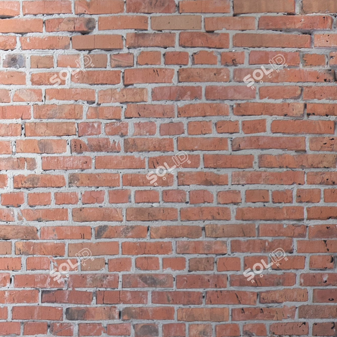 Seamless 4K Brick Texture 3D model image 3