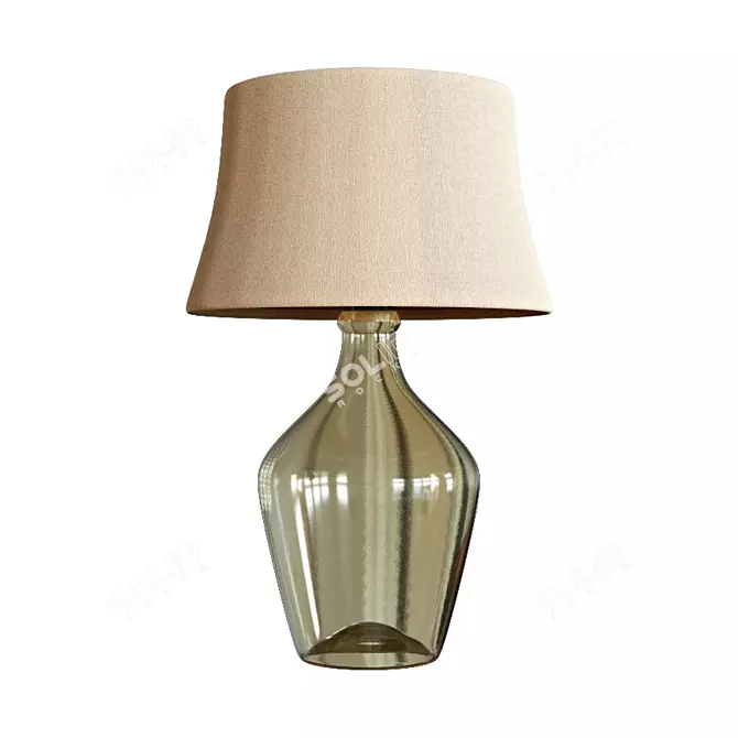 CLIFT Glass Table Lamp 3D model image 1