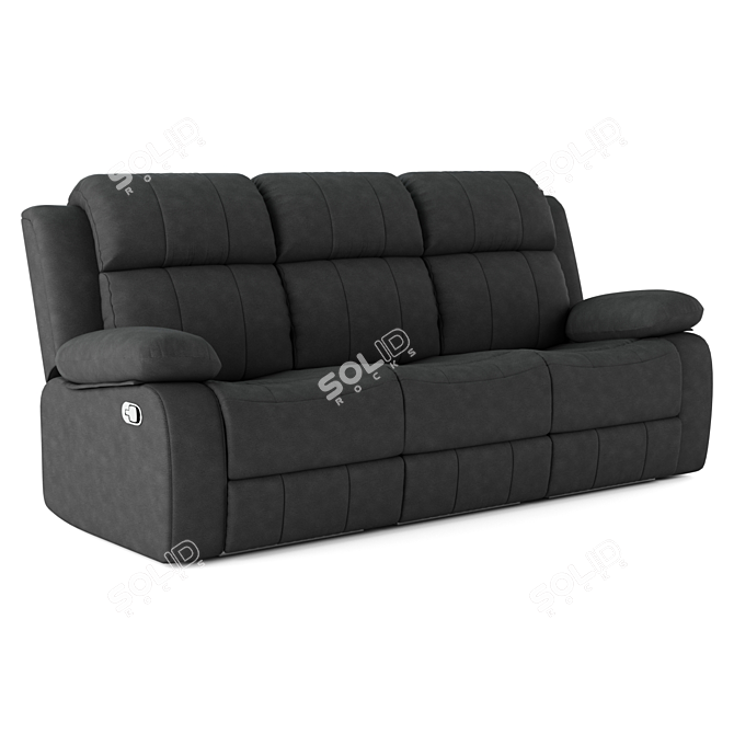 Premium Recliner Sofa: Robert 3D model image 1