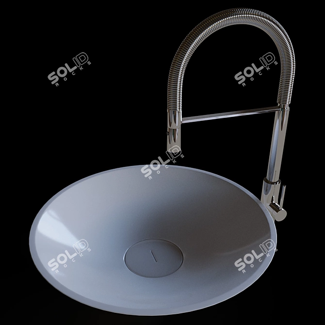 Cocoon Komlekt: Sink & Mixer 3D model image 1