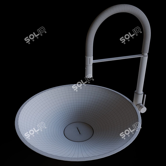 Cocoon Komlekt: Sink & Mixer 3D model image 2