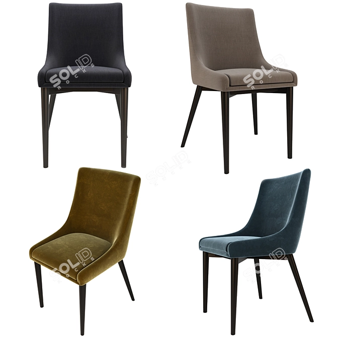Blaisell Parsons Chair: Stylish and Comfortable 3D model image 1