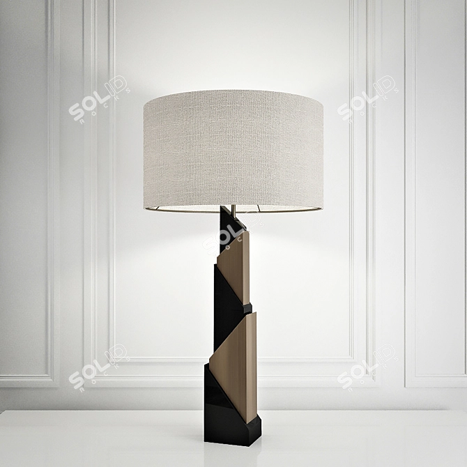 Hudson Deco Lamp 3D model image 1