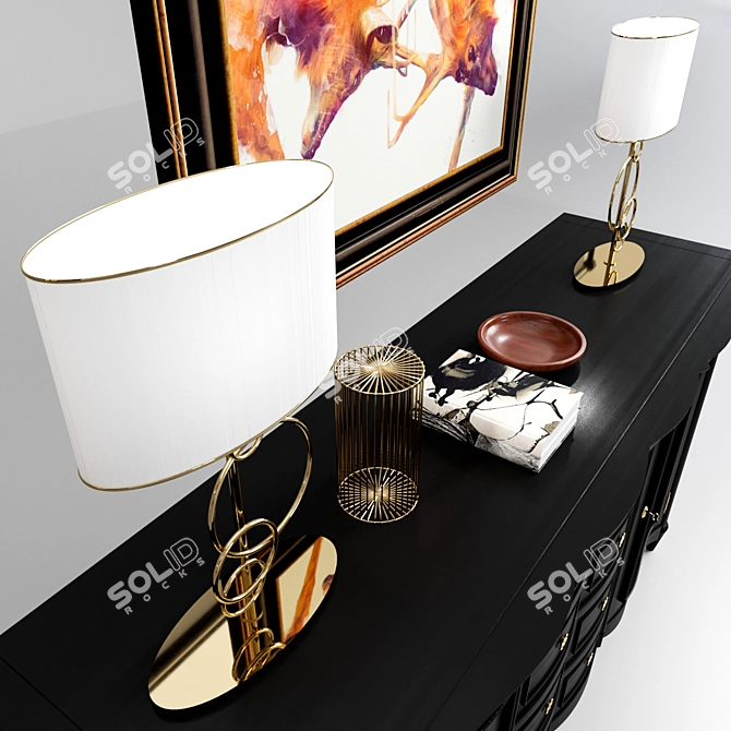 Marioni Decor Set | Citrus Collection 3D model image 3