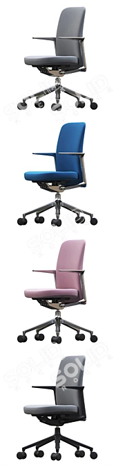 Vitra Pacific Ergonomic Office Chair 3D model image 2