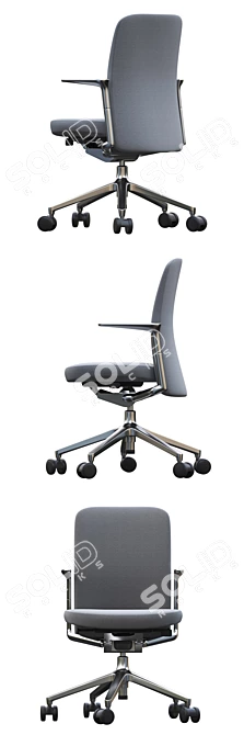 Vitra Pacific Ergonomic Office Chair 3D model image 3