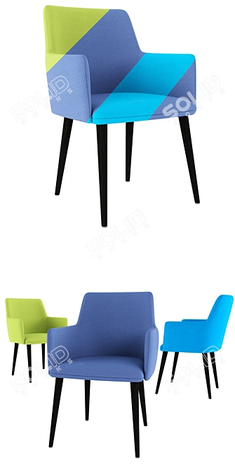 Modern Mid-Century Murray Chair 3D model image 2