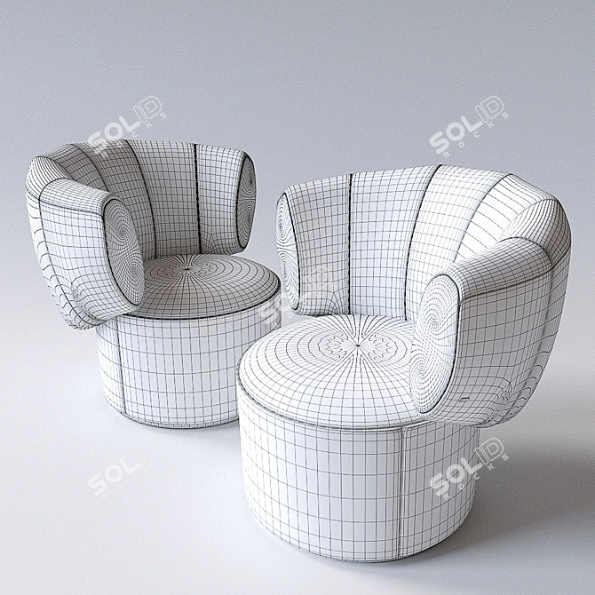 Elegant ROLF BENZ LC 360: Comfort & Style 3D model image 3