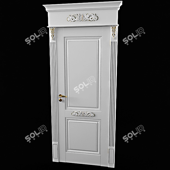 Classic Door 3D model image 1