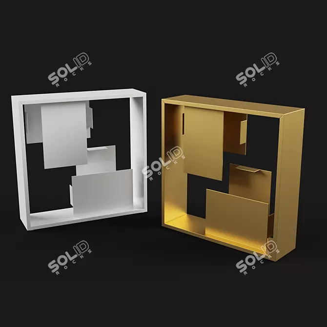 Minimalist Fato Table Lamp 3D model image 1