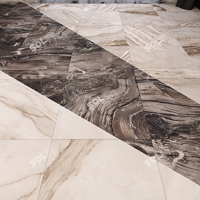 Luxury Marble Floor Collection 3D model image 1