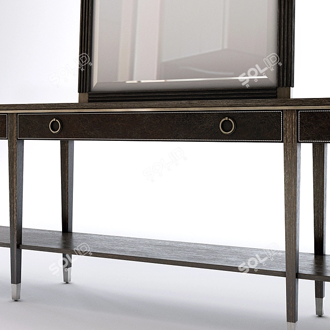 Elegant Clarendon Console: Timeless Beauty 3D model image 2