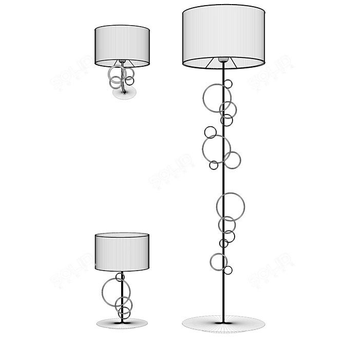 Marioni Vendome Decor Set | 2-Piece 3D model image 3