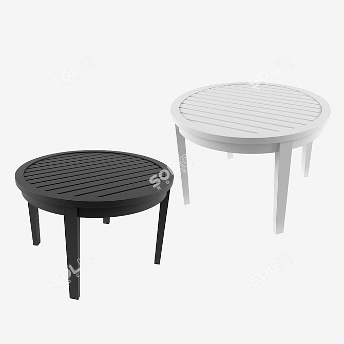 Minimalist Modern Coffee Table 3D model image 1