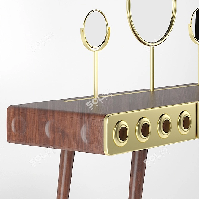Monocles Dressing Table by Delightfull 3D model image 2