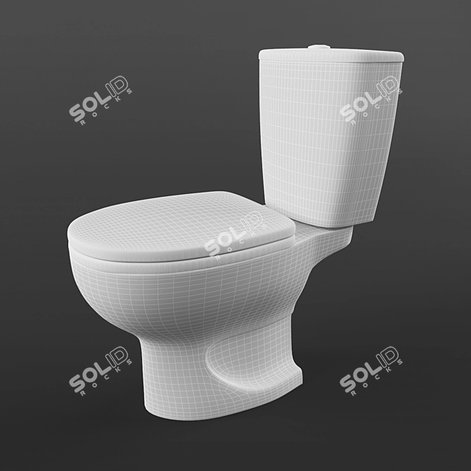 Twyford Bathroom Essentials Set 3D model image 2