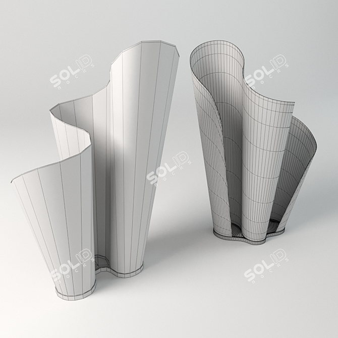 Modern Umbrella Stand: Tonin Casa Narciso 3D model image 3