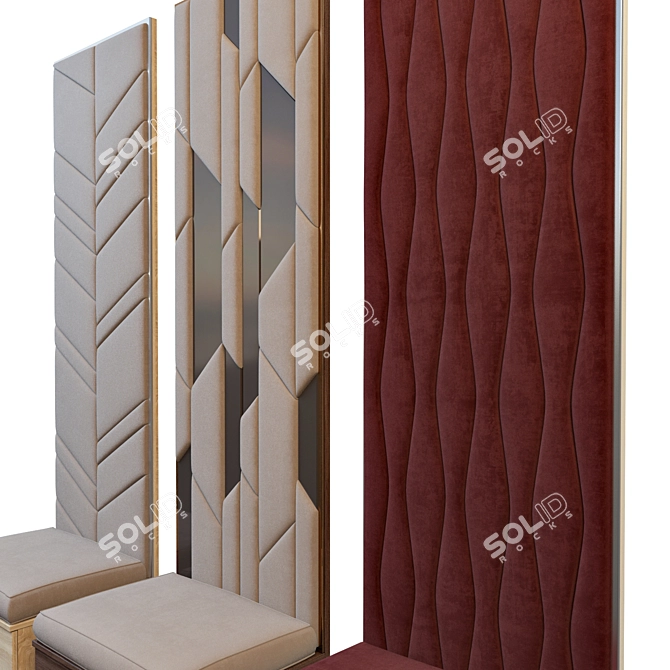 Soft Seat Panels: Comfort Meets Style 3D model image 2