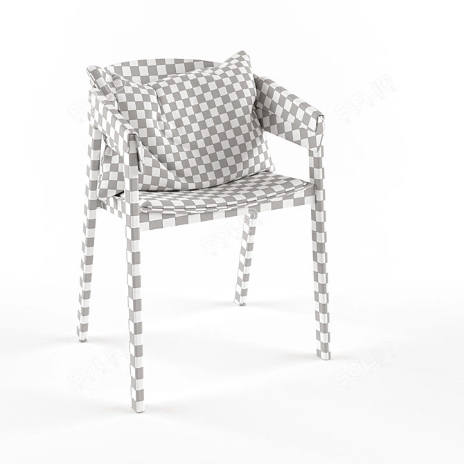 Scandinavian Design: Muuto Cover Chair 3D model image 2