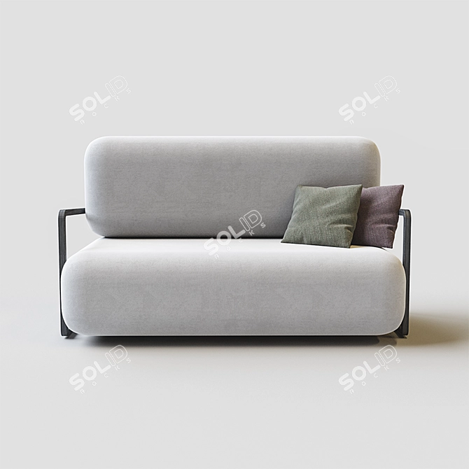 Nature-Inspired Comfort: PE.BS Sofa 3D model image 2