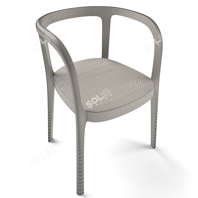 Modern Tall Stool, 800mm Height 3D model image 2