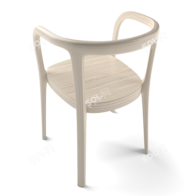 Modern Tall Stool, 800mm Height 3D model image 3