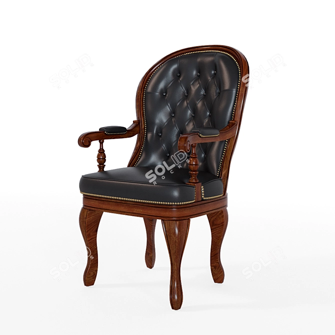 Embassy Base: Elegant Office Chair 3D model image 1