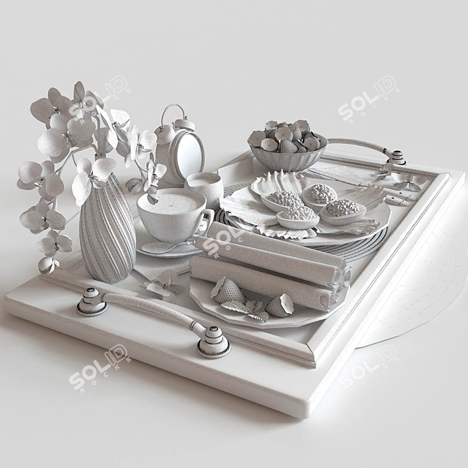 Morning Bliss Decor Set 3D model image 3