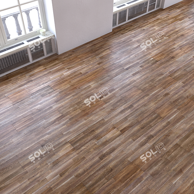 Multi-Sub Parquet Flooring Kit 3D model image 1
