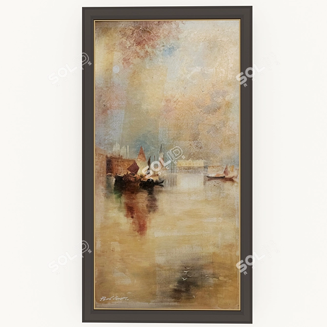 Seascapes Set in Frames 3D model image 2