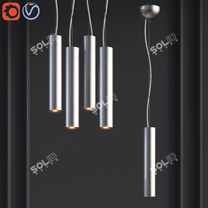 Restoration Favorite Pendenti Lamp 3D model image 1