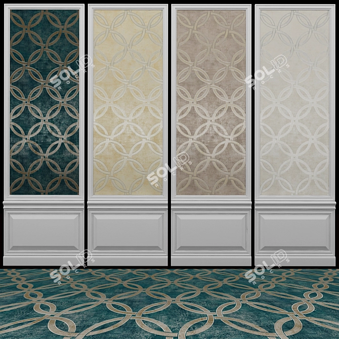 Lux Decor: USA-Made Seabrook Designs 3D model image 1