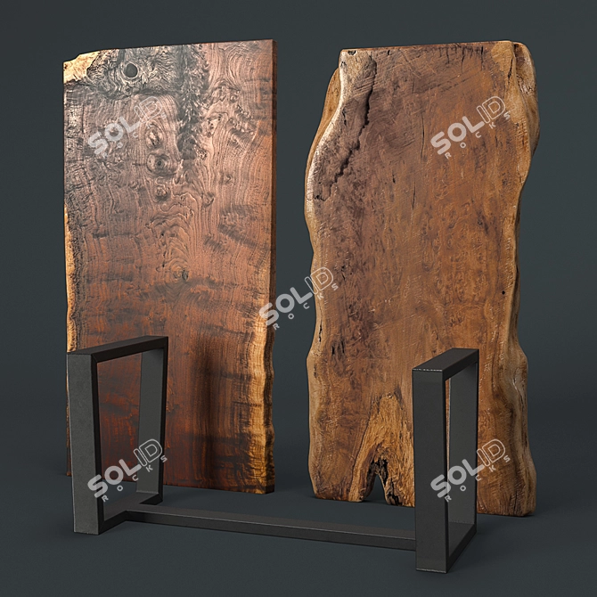 Modern Table Slabs - 700mm Height, 1800mm Length, 950mm Width 3D model image 1