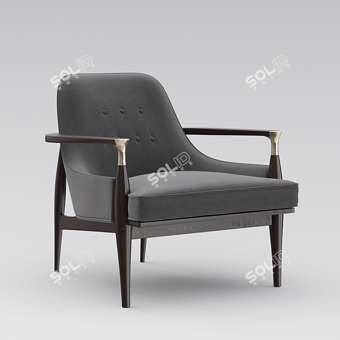 Ib Kofod-Larsen Lounge Armchair 3D model image 1