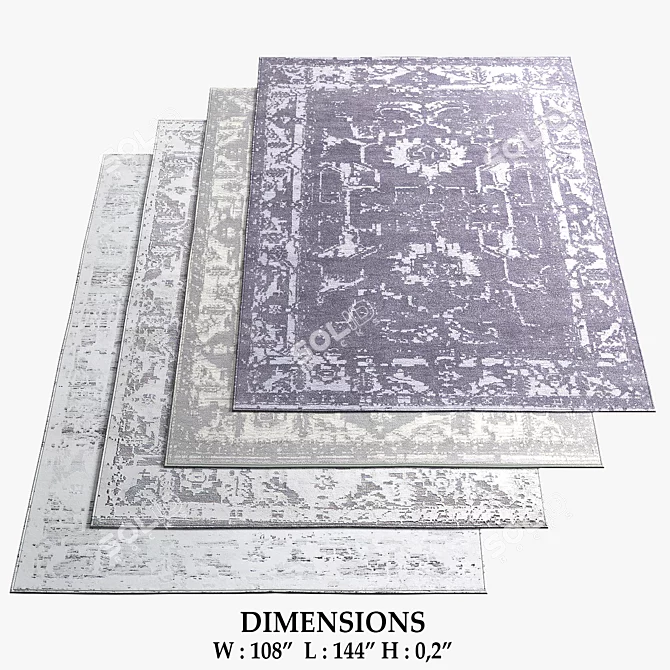 Restoration Hardware Rugs 55 3D model image 1