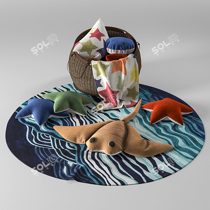 Kids Playtime Set 3D model image 1