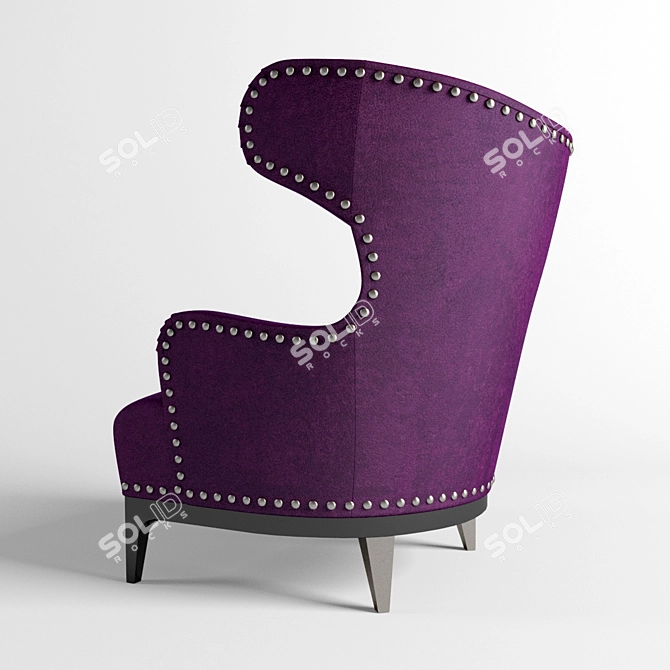 Elegant Visionnaire Katie Armchair 3D model image 2