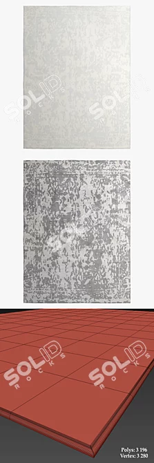 Restoration Hardware Vintage Rugs 3D model image 3